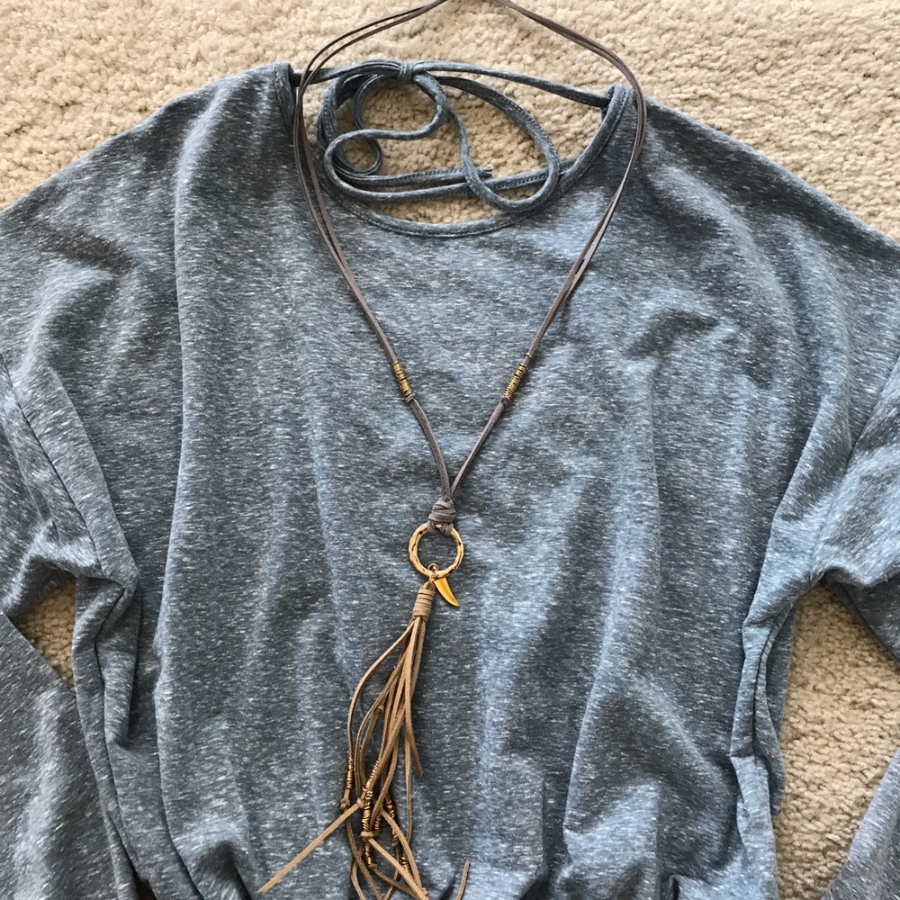 1 LARGE LEFT Grey Long Sleeve Romper - Picture 6 of 8